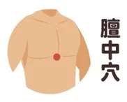 膻中穴穴道按摩，舒緩心悸好簡單